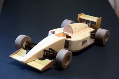 ケイテック　木製模型　レーシングカー